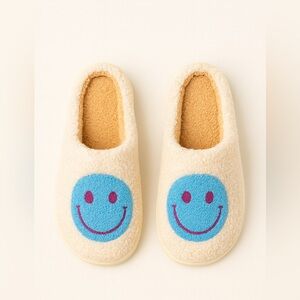 10. Wayland Square • NWT Cozy Sherpa Smiley Face Slippers